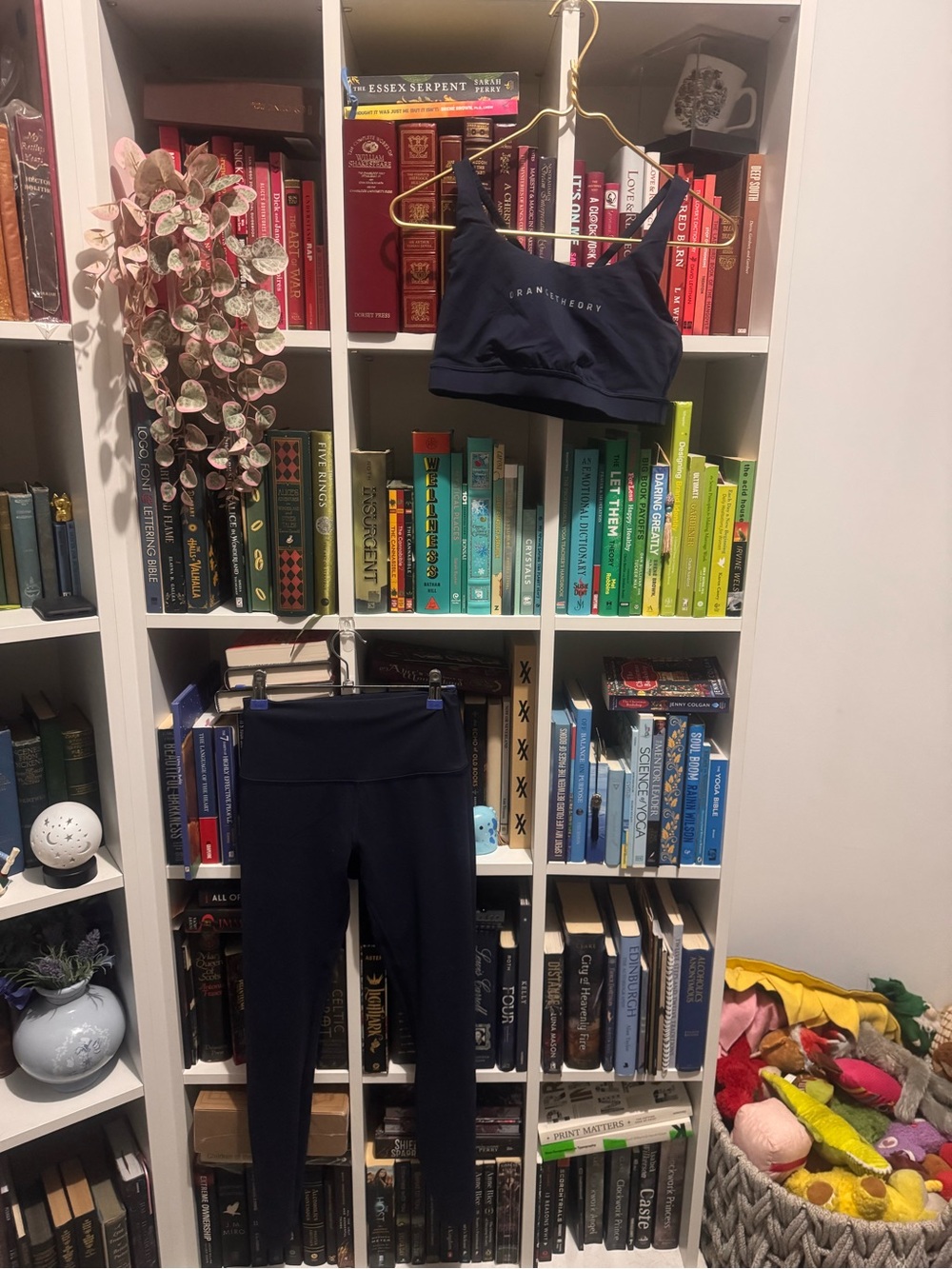 lululemon athletica Navy Workout Bra and Leggings Set